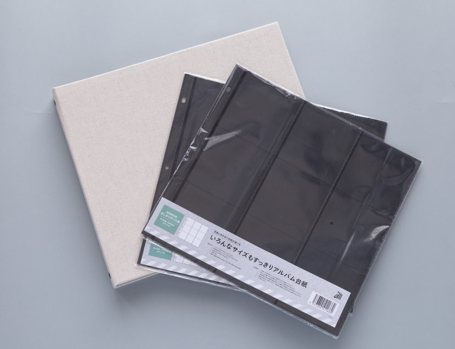 いろんなサイズもすっきりアルバム ましかくサイズ用台紙セット｜写真