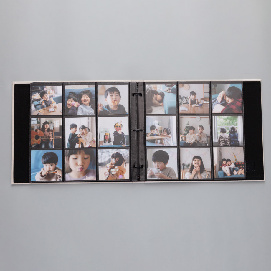 いろんなサイズもすっきりアルバム ましかくサイズ用台紙セット｜写真