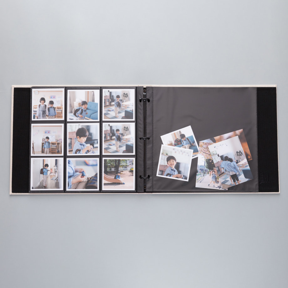 いろんなサイズもすっきりアルバム ましかくサイズ用台紙セット｜写真