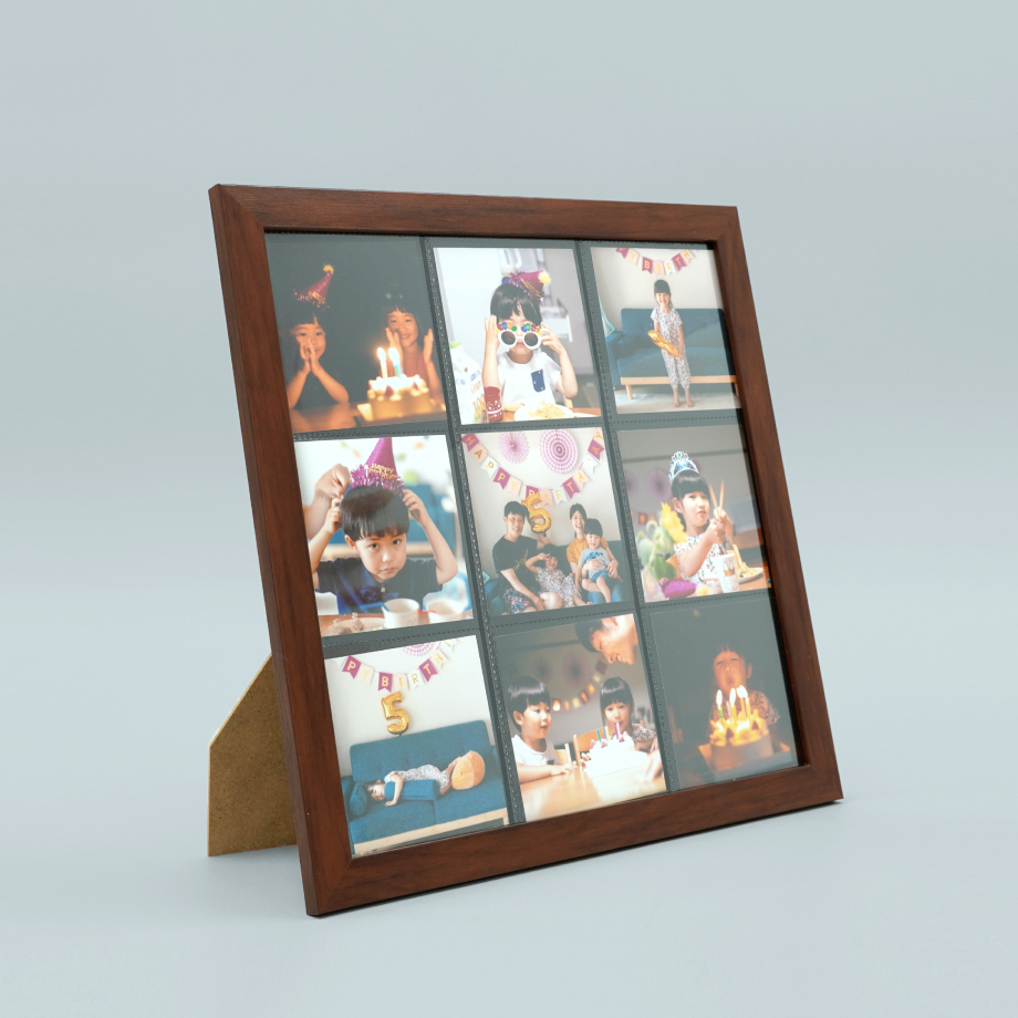 ましかくフォトスタンド｜写真の整理・収納はしまうまプリントで